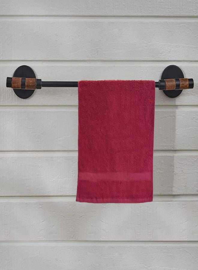 SupremePlus Premium Hand Towels - 16 x 27 Inch, Pack of 6, 100% Ring Spun Cotton - Durable & Highly Absorbent Salon Towels for Spa, Gym, Face, Hotel, Guestroom & Bathroom Use - Red - Image 3