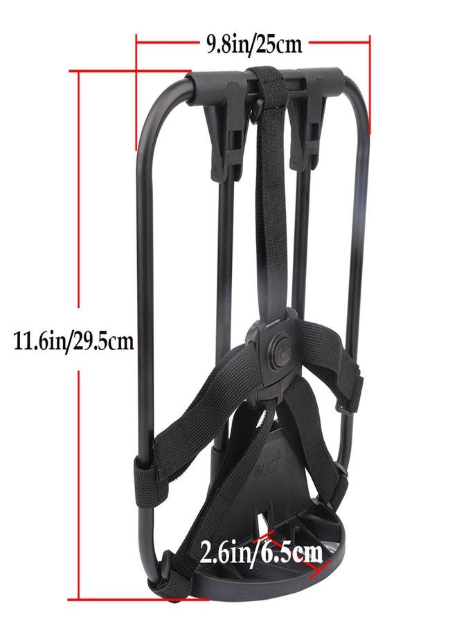 مجموعة حامل أمامي للدراجات القابلة للطي من SplendoRoute لدراجات Brompton (أسود) - Image 3