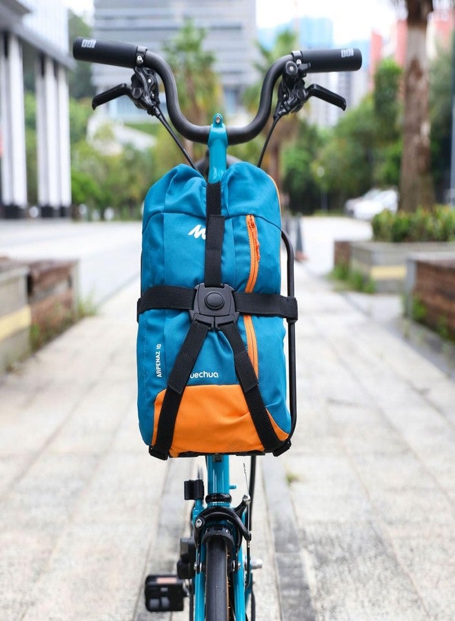 مجموعة حامل أمامي للدراجات القابلة للطي من SplendoRoute لدراجات Brompton (أسود) - Image 5