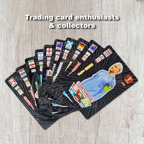 PN AVAN Football Card Set Waterproof Plastic Card Black 55 Card (Black Colour) - Image 5