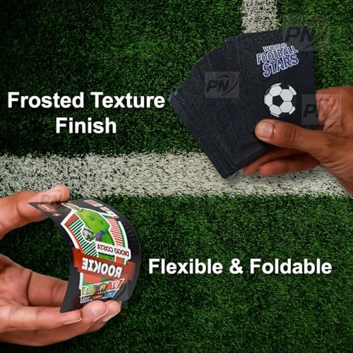 PN AVAN Football Card Set Waterproof Plastic Card Black 55 Card (Black Colour) - Image 4