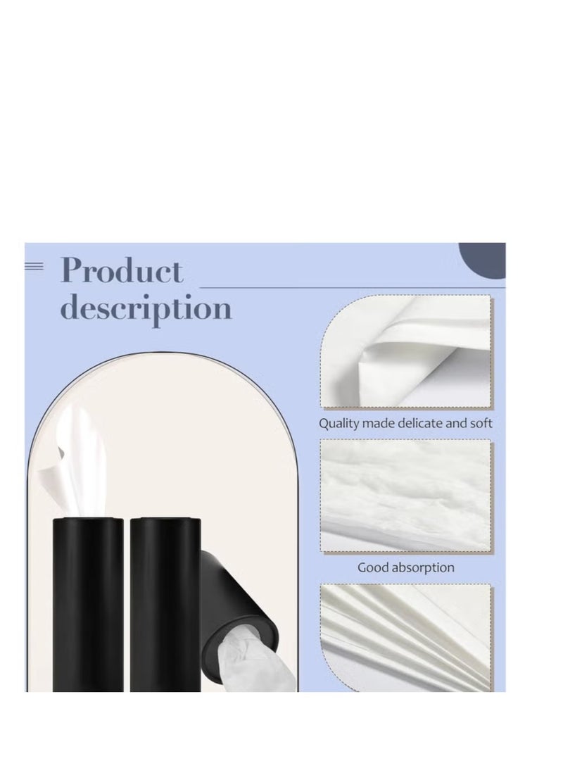 Car Tissues Boxes,Fine Fluffy Facial Tissues 4 Boxes of 3 Ply x 40 Sheets，Canned Tissue Cylinder Tissue Boxes Perfect for Car Cup Holder Car Tissue Holder, Travel Tissues  - Image 2