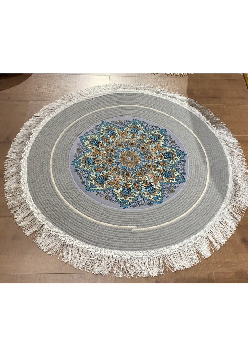 FFD Natural Jute Rug Rustic Carpet or Area Rug for Living Room,Bedroom - Image 4