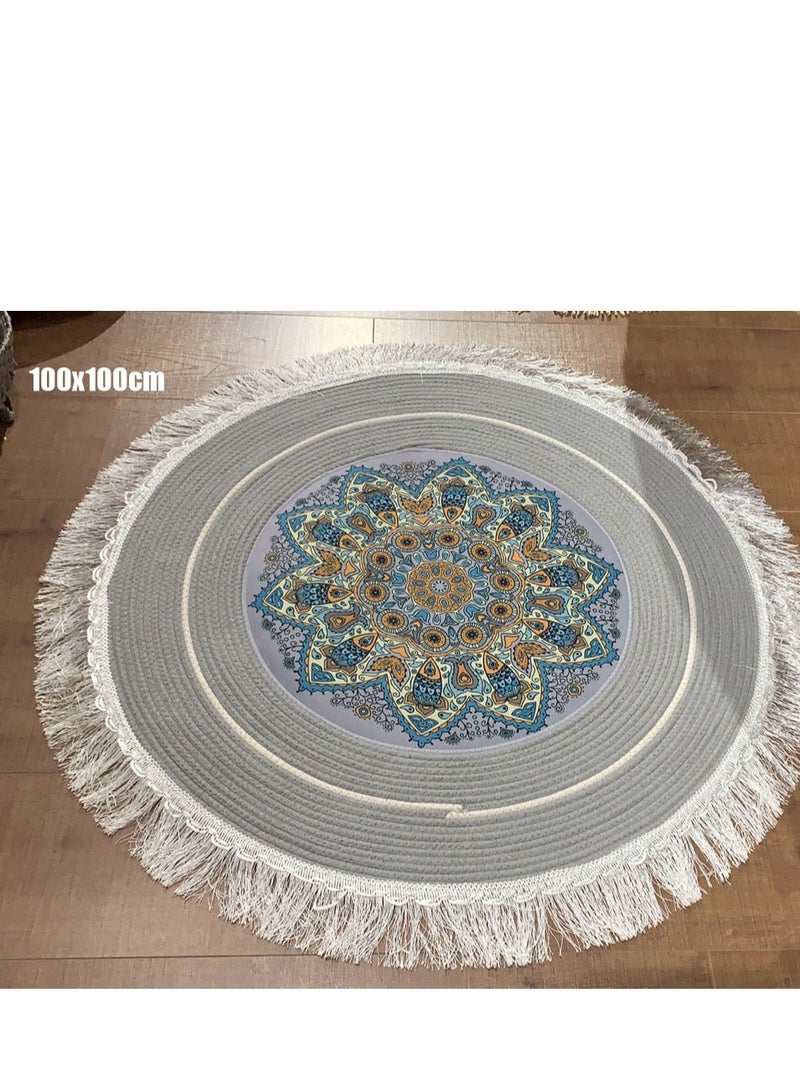 FFD Natural Jute Rug Rustic Carpet or Area Rug for Living Room,Bedroom - Image 3