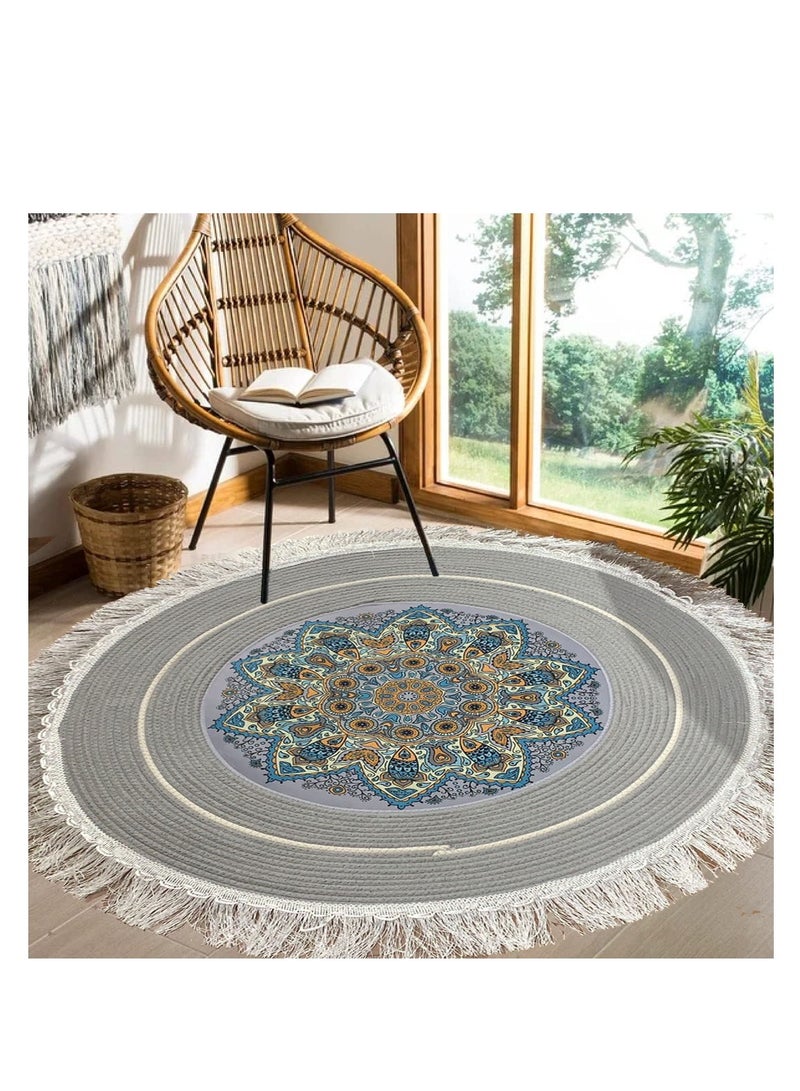 FFD Natural Jute Rug Rustic Carpet or Area Rug for Living Room,Bedroom - Image 2