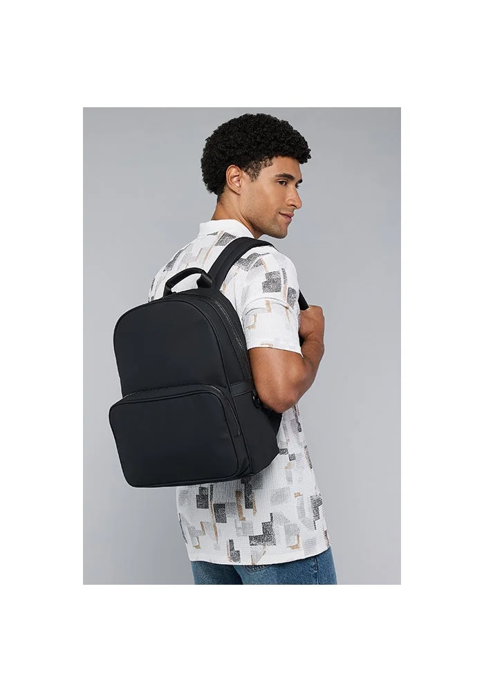 R&b Solid Zip-Around Backpack