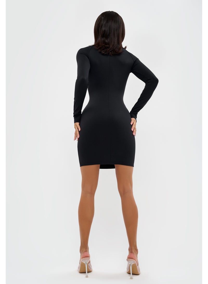 Bona Fide Fitted Turtleneck Dress - Image 2