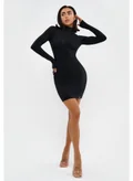 بونا فيدي Provocator Dress Black