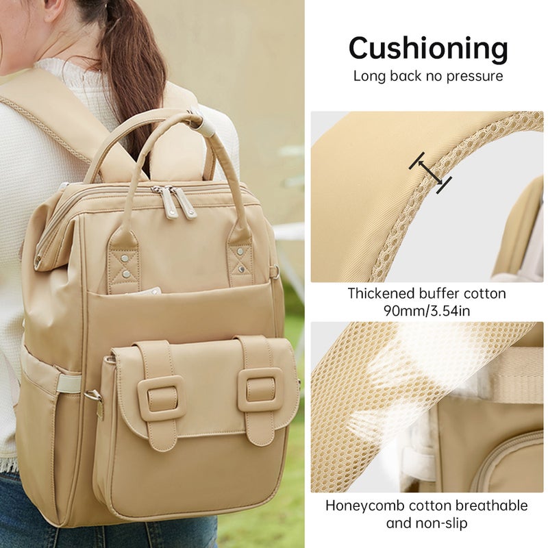 21in Large Diaper Bag Backpack for Baby Girl Boys with Wet Dry Bag Lightweight Cute Waterproof Travel Mom Dad Diaper Bag with Detachable Crossbody Bag Essentials Mommy Bag for Milk Bottle Tissue - Image 5