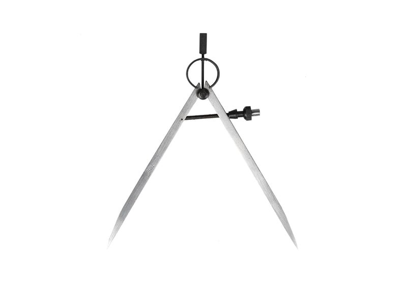 PEC TOOLS Spring Divider Caliper, Solid Nut, Drafting Ruler Tool, Suitable for Woodworking, Metalworking, and Geometric Drawing (10 inches) - Image 2