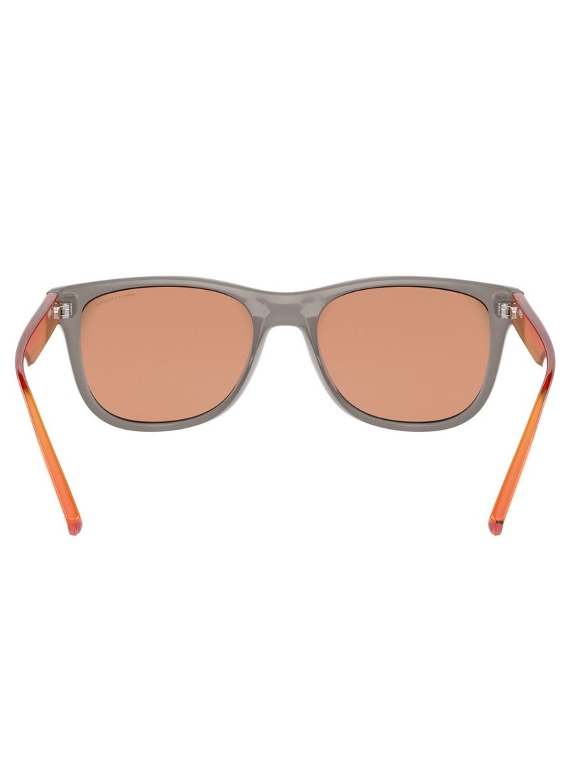 ارماني اكسشينج نظارة شمسية للجنسين من ارماني اكستشينج برتقالي وايفارير 0AX4103SF 8328F6 مقاس 56 - Image 3