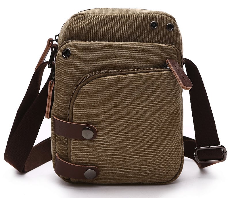 Collsants Mini Crossbody Bags for Women and Men Small Purses and Handbags Travel Purse Canvas Shoulder Purse Bag - Image 2