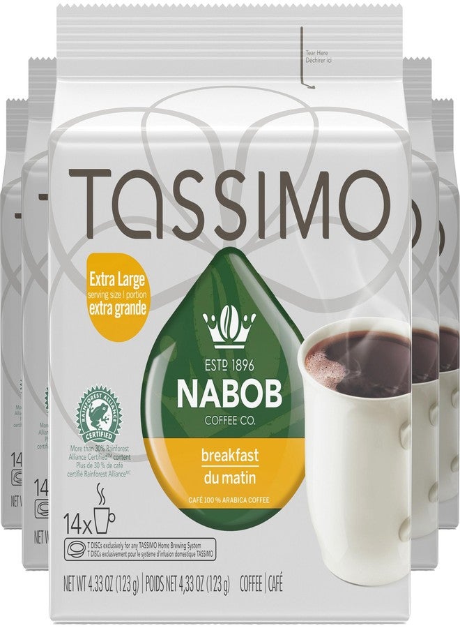 Tassimo Nabob Breakfast Blend Coffee, 70 T-Discs (5 Boxes of 14 T-Discs) {Imported from Canada} - Image 1