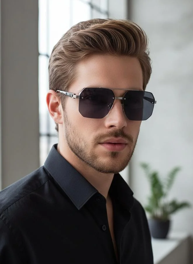 تايك تو Pack of 2 - Double Bridge Aviator Sunglasses