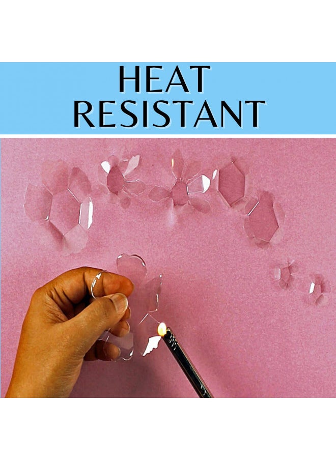 Grafix Grafix Ultra Clear .007 Plastic, Durable and Archival Film, Perfect for DIY Crafts, Stencils, Journals, Cards, 3D Embellishments, and More, 12" x 12", 4 Pack  - Image 4