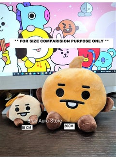 Blue Aura Blue Aura Bts Plushies Toy Shooky 18CM Big Size BT21 Sitting Soft Toy (Shooky 18cm Plush)  - Image 3