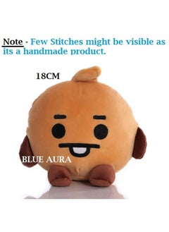 Blue Aura Blue Aura Bts Plushies Toy Shooky 18CM Big Size BT21 Sitting Soft Toy (Shooky 18cm Plush)  - Image 2