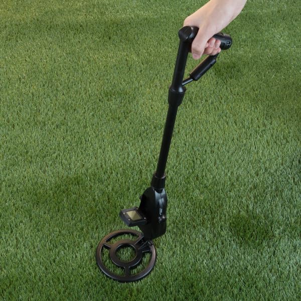 Hey Play Hey! Play! Kids Metal Detector-Junior Treasure Finder for Boys and Girls-Detects Gold, Silver, Brass, Aluminum and Steel in Dirt, Grass and Sand , Black - Image 2