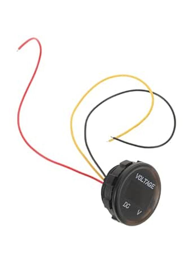 ABOOFAN 0-100V DC LED مقياس جهد رقمي مقاوم للماء لمراقبة الجهد للسيارة والشاحنة والمركبة الترفيهية والقوارب البحرية - Image 1