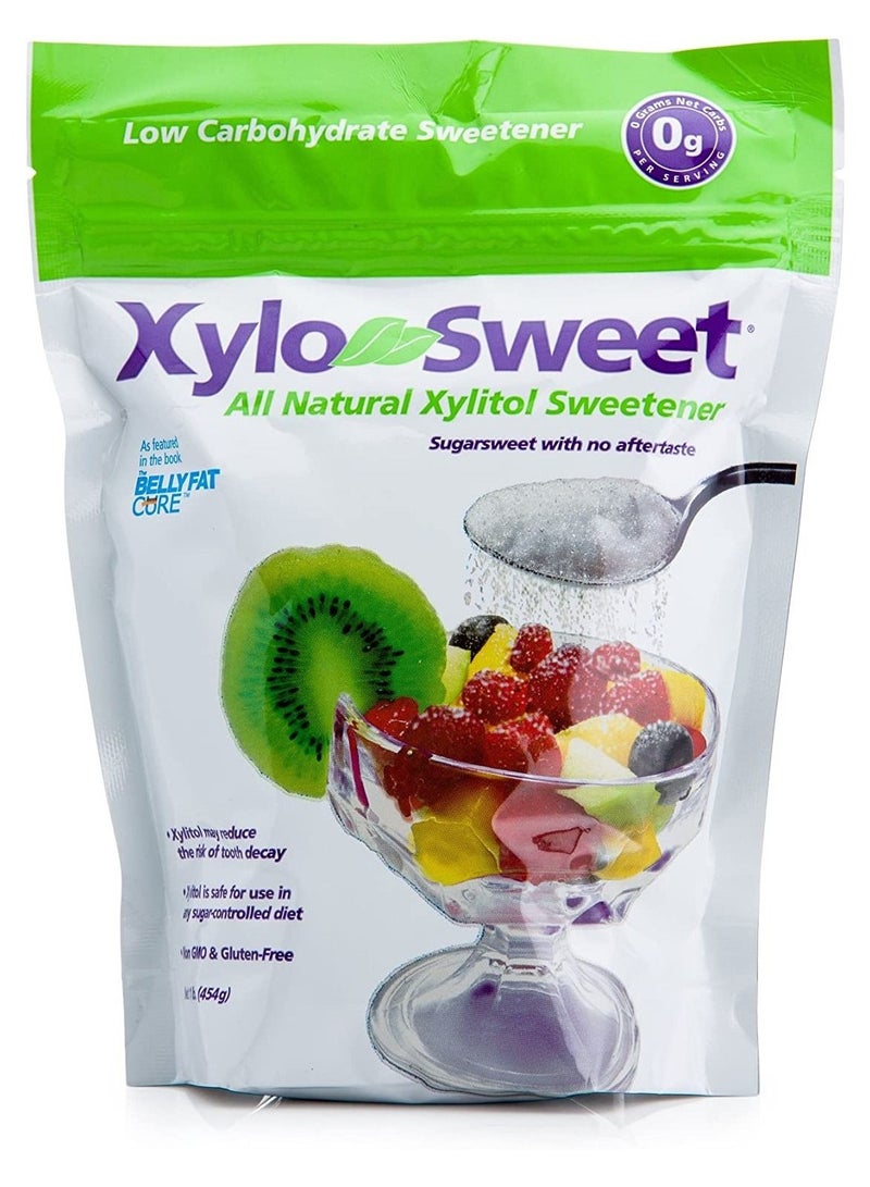 Xlear Non GMO Xylitol Sweetener Granules in Resealable Bag 16Oz