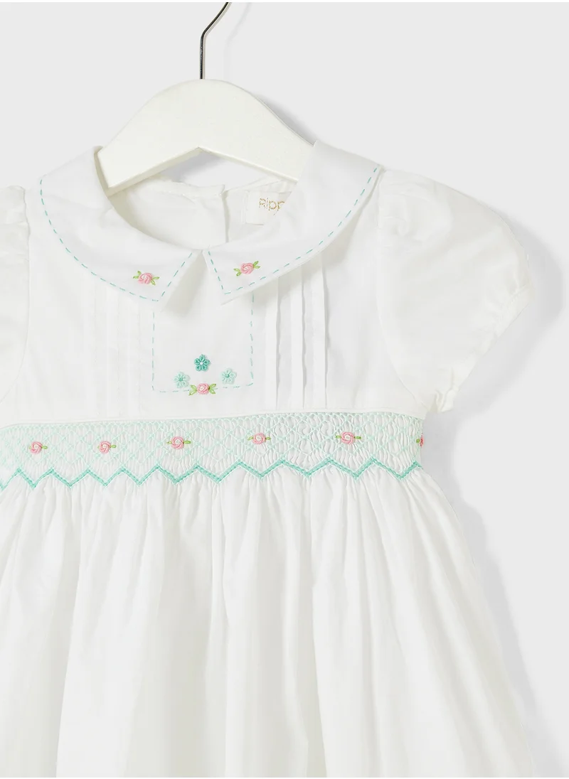 ريبلز مع نمشي GIRLS HAND EMBROIDERED DRESS