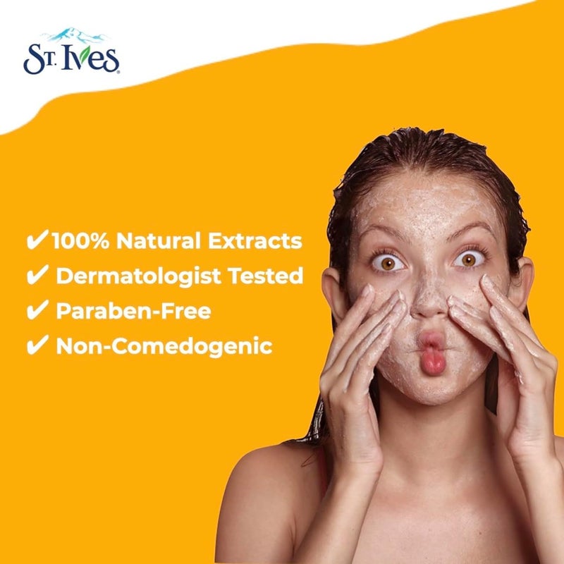 ST. Ives Energizing Coconut & Coffee Scrub with 100% Natural Exfoliants & Extracts| Exfoliating Face Scrub for Fresh & Glowing Skin| Dermatologically Tested for Men & Women| Paraben-Free| 170gm - Image 2