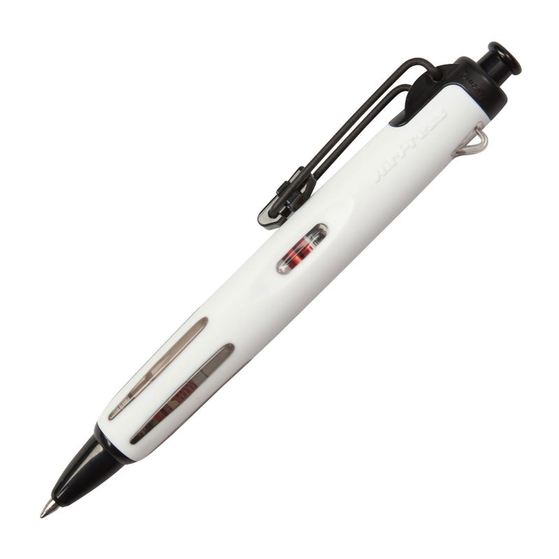 Tombow 56068 AirPress Ballpoint Pen, White, 1-Pack. Pressurized Pen Easily Writes Overhead and on Wet Paper - Image 1