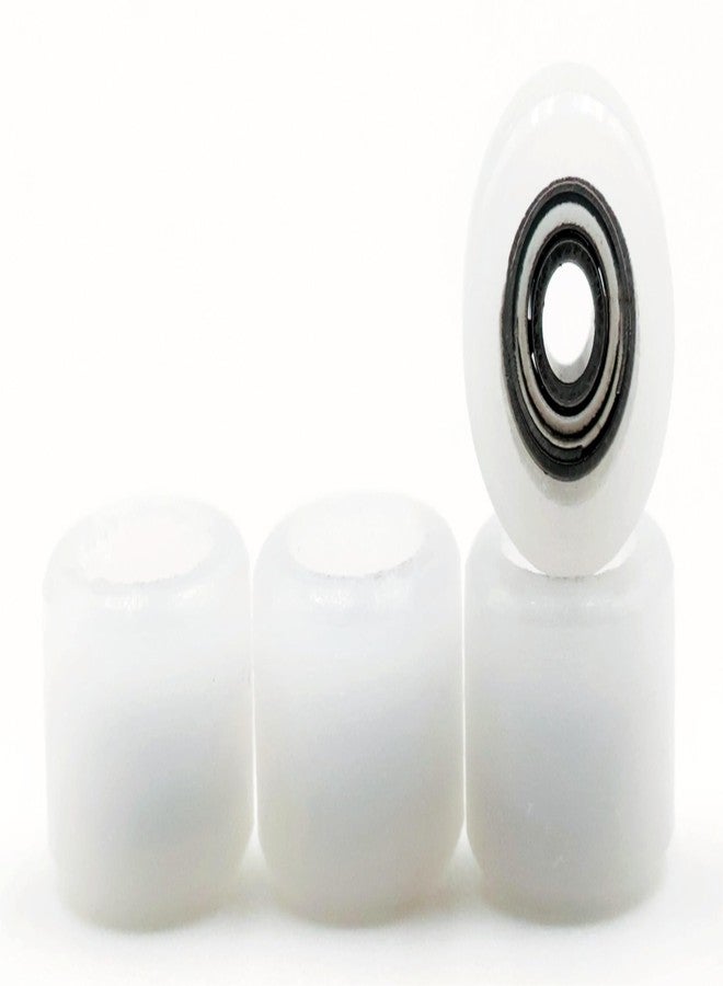 RACOFSB 65D Urethane Fingerboard Wheels Pro Mini Shape (White) - Image 1