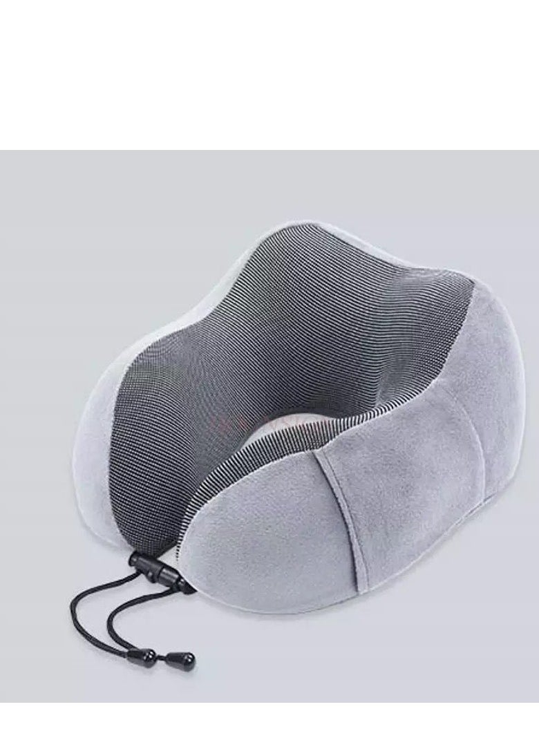 MORANO - Murano Travel Pillow, U Shape Memory Foam Pillow for Airplane and Car, Ergonomic Design Removable and Washable Invisible Zipper with Storage Bag Gift 3D Sleeping Mask - Image 1