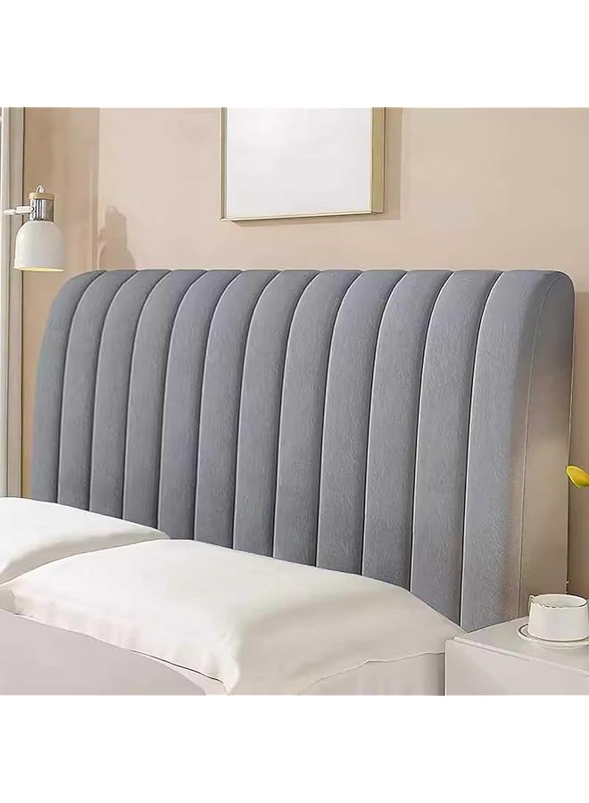 The Bros Velvet Headboard Cover, Quilted Bed Headboard Slipcover, Thicken Protector Cover for Bedroom Decor Washable, for Queen Size Bed,D,1.5m - Image 1