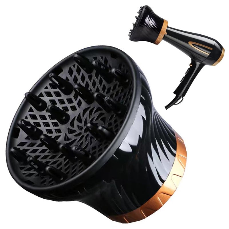 M'AYCREATE MAYCREATE® Curly Hair Diffuser for Hair Dryer,Heat-Resistant,Adaptable Clip-On Blow Dryer Diffuser Universal Styling Attachment Volumizing for Curly Boosting Volume - Image 1