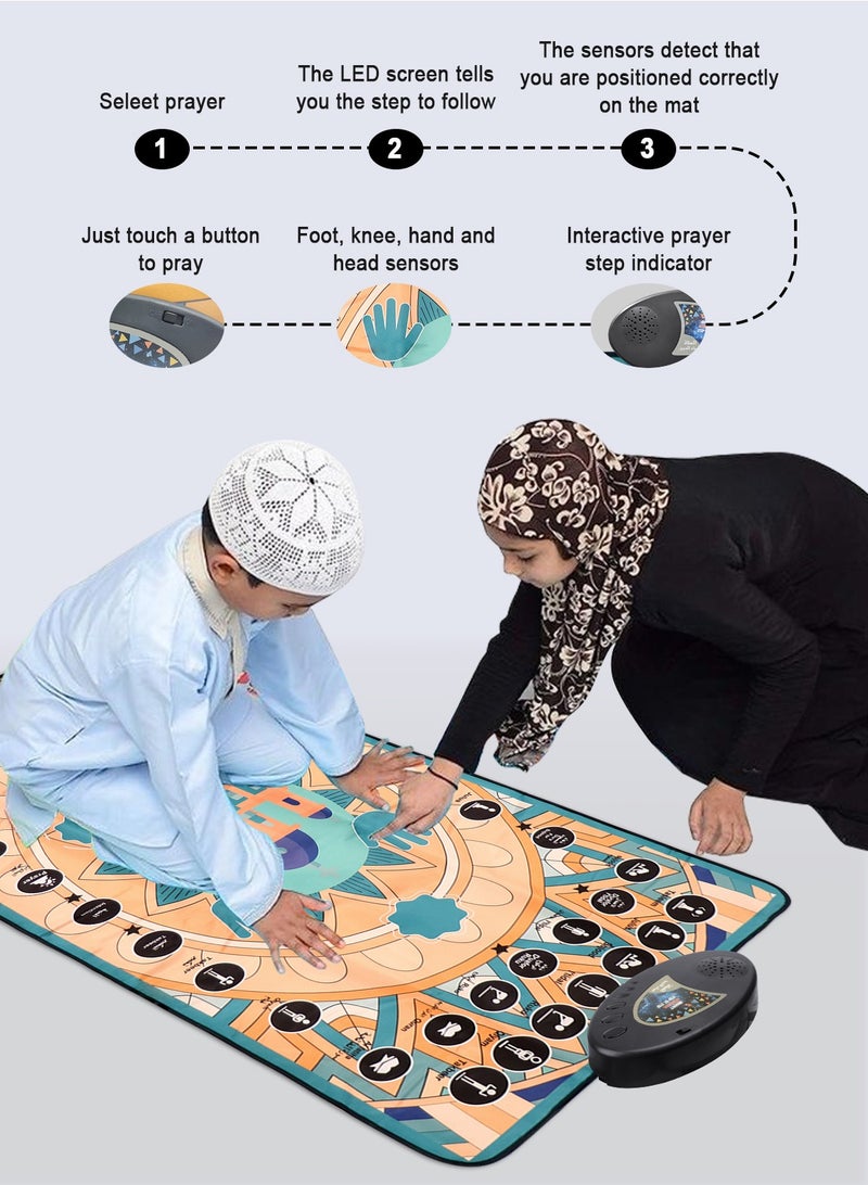 Kids Educational Interactive Smart Prayer Mat 131 x 75cm