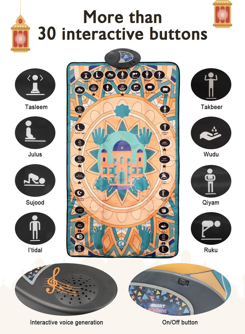 Kids Educational Interactive Smart Prayer Mat 131 x 75cm