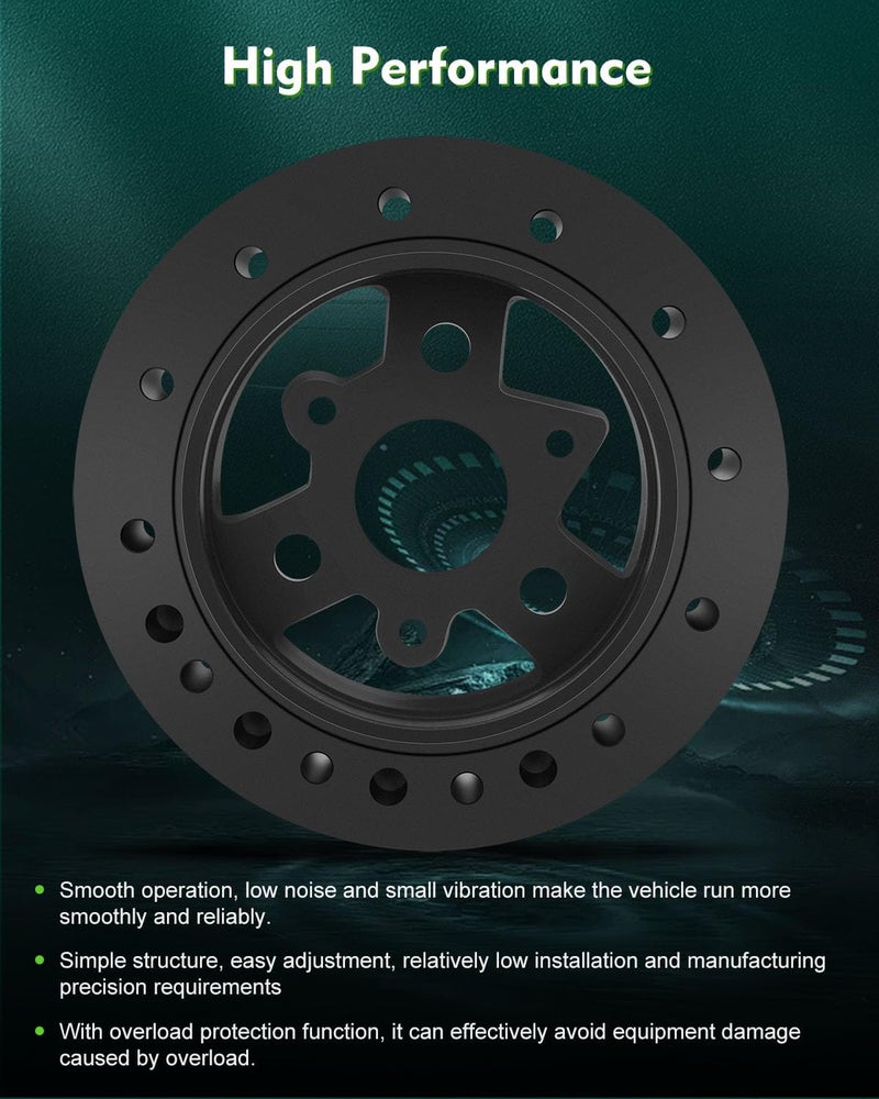 SCITOO Harmonic Balancer Crankshaft Belt Drive Pulley for Ford Vehicles - Image 4