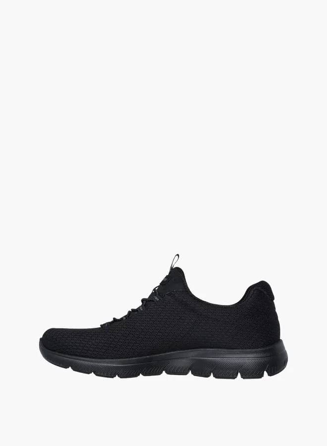 SKECHERS Women's Lace Detail Slip-On Sports Shoes - Summits