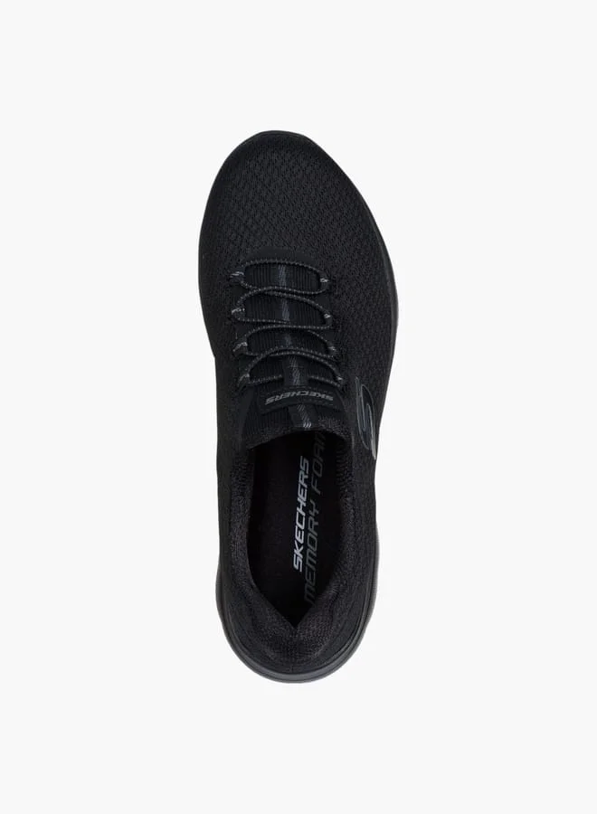 SKECHERS Women's Lace Detail Slip-On Sports Shoes - Summits