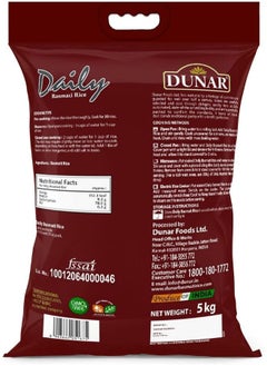 Dunar Daily Basmati Rice 5kg  - Image 2