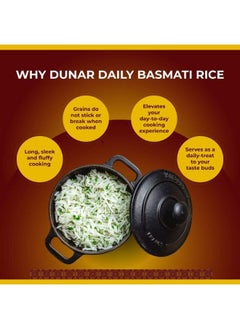 Dunar Daily Basmati Rice 5kg  - Image 3