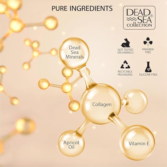 Dead Sea Collection Day Cream for Face with 3X Collagen, Dead Sea Minerals, and Vitamin E – Anti Aging Nourishing Skin Care Moisturizer to Reduce Wrinkles (1.69 fl. oz) - Image 2