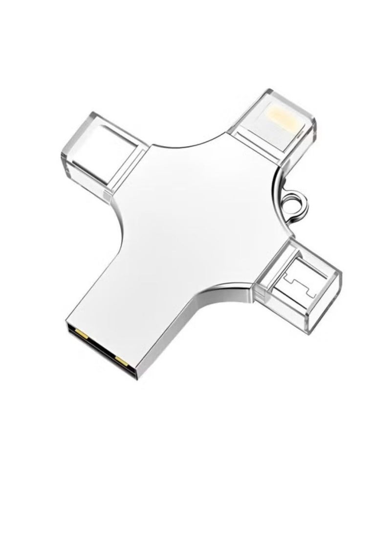 MOXOM 4in1 USB Available for iPhone android type c and laptop computer 256GB  - Image 2