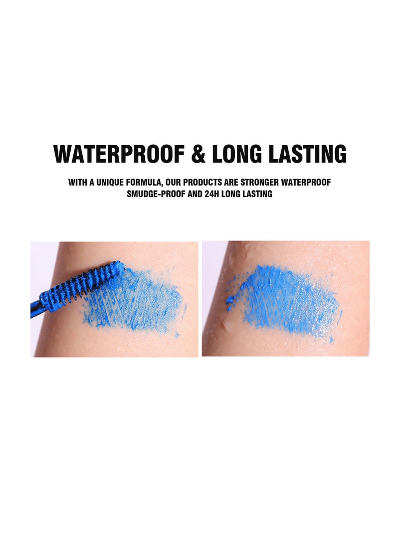 Handaiyan Mascara Volume And Long Waterproof Extreme Volume Colorful Neon Makeup Mascara Intense Length Lasting Curly Slender,Lengthening Smudge-Proof No Clumping,Easy To Apply Best Grande Lash  - Image 5