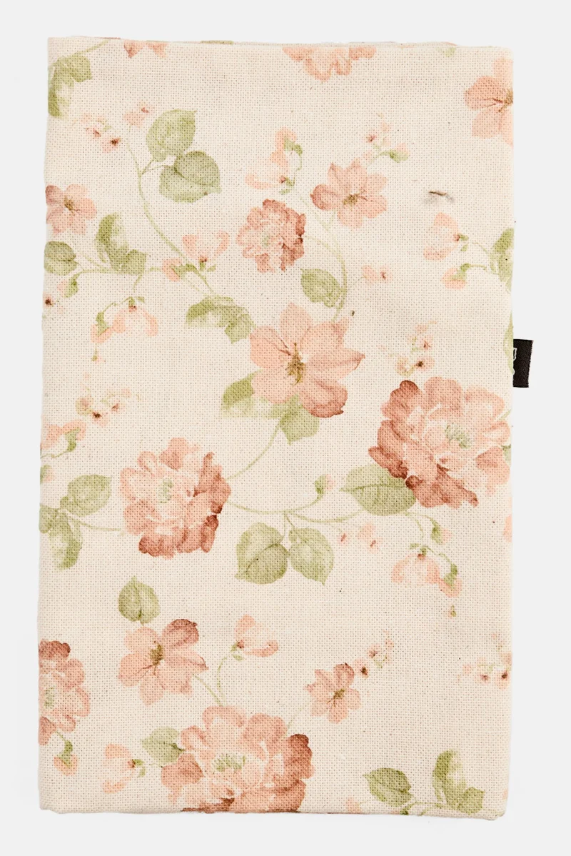 موي موتشو غطاء وسادة بطبعة زهور ٤٥ × ٤٥ سم، بيج