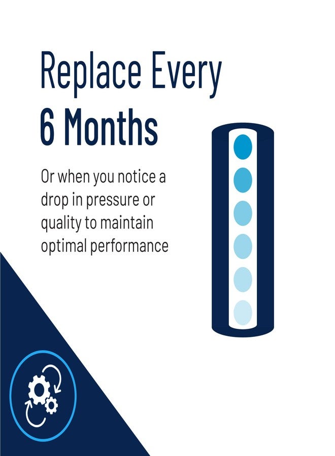 بينتيك فلتر مياه Pentair Pentek EPM-BB Big Blue Carbon، مقاس 10 بوصات، خرطوشة بديلة من كتلة كربون Epsilon معدلة للمنزل بالكامل مع فلتر كربون نشط مسحوق (PAC)، مقاس 10 بوصات × 4.5 بوصة، 10 ميكرون - Image 3