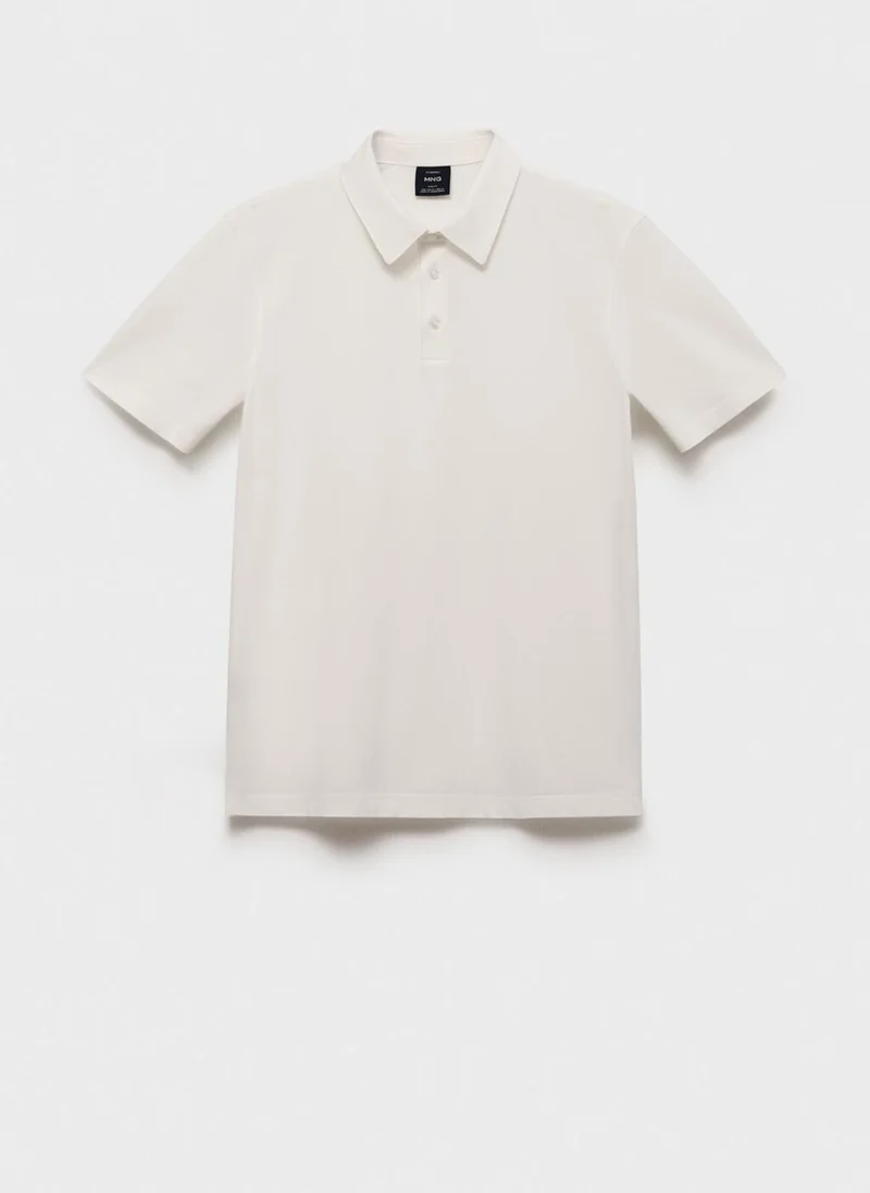 Mango Man Short Sleeve Polo Shirt