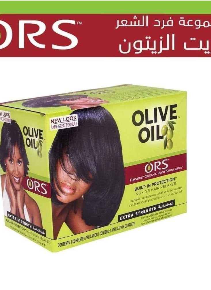ORS - ORS EXTRA SET FOR STRAIGHTENING AND SMOOTHING HAIR WITH OLIVE OIL - Image 1