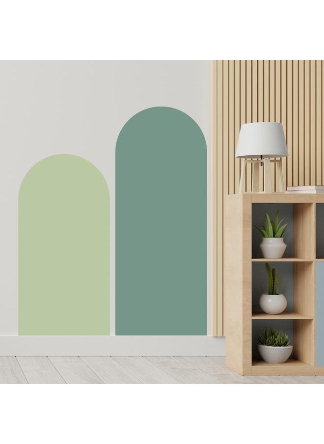 Bluejw - Arched Boho Arch Cross Border Wall Stickers Solid Color Geometric Beauty Art Transformation Decorative Wallpaper JGD001-006 - Image 1