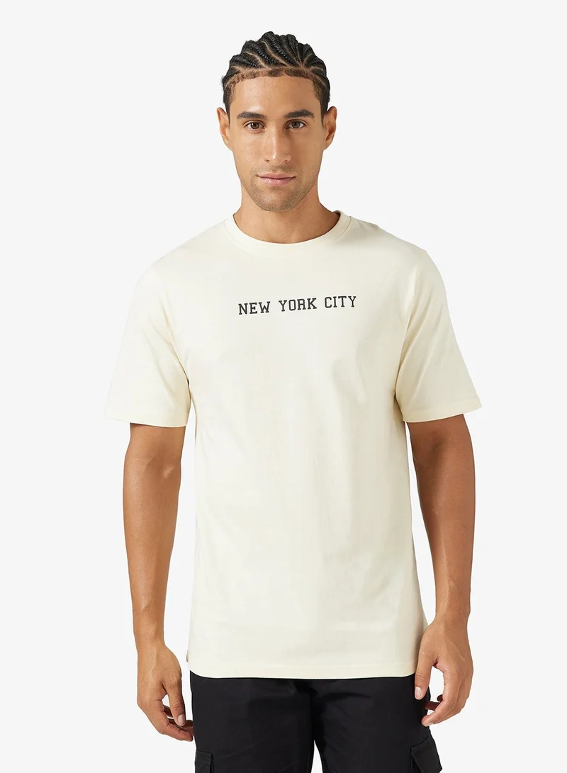 Seventy Five Graphic Print Regular Fit T-Shirt