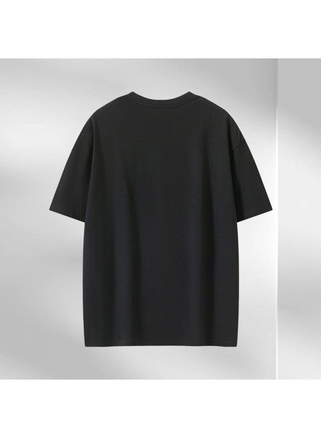Tucano men's Summer Comfortable Loose Casual Round Neck Short Sleeve T-shirt - Image 3