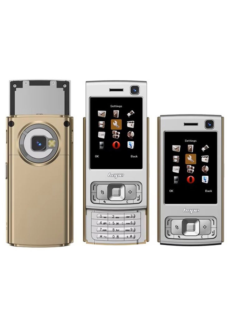 هوب - جوال هوب N95Pro ثنائي الشريحة، شاشة 2.0 بوصة، بطارية 1000 مللي أمبير، يدعم شبكة 2G، مشغل MP4/MP3، بلوتوث، وراديو، مزود بشبكات التواصل الاجتماعي - Image 1