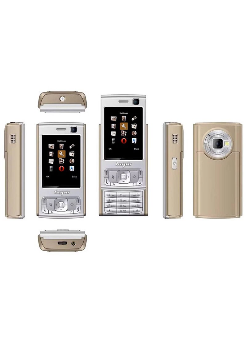 هوب - جوال هوب N95Pro ثنائي الشريحة، شاشة 2.0 بوصة، بطارية 1000 مللي أمبير، يدعم شبكة 2G، مشغل MP4/MP3، بلوتوث، وراديو، مزود بشبكات التواصل الاجتماعي - Image 1